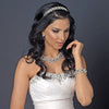 Gold Ivory Bridal Wedding Necklace Earring Set 969