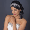 Rose Gold Clear Rhinestone Bridal Wedding Hair Vine Bridal Wedding Headband 6352