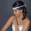* Ribbon Style Bridal Wedding Headband HP 8204 White or Ivory