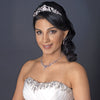 Silver Clear Rhinestone Floral Flower Swirl Bridal Wedding Headband Headpiece 9711