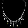 Bridal Wedding Necklace 3628 Silver Olive