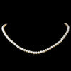 White Pearl Child's Bridal Wedding Necklace 405