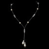 Bridal Wedding Necklace Earring Set NE 8357 Ivory