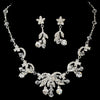 * Stunning Floral Bridal Wedding Jewelry Set NE 1461