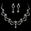 * Victorian Rhinestone Bridal Wedding Jewelry Set 411