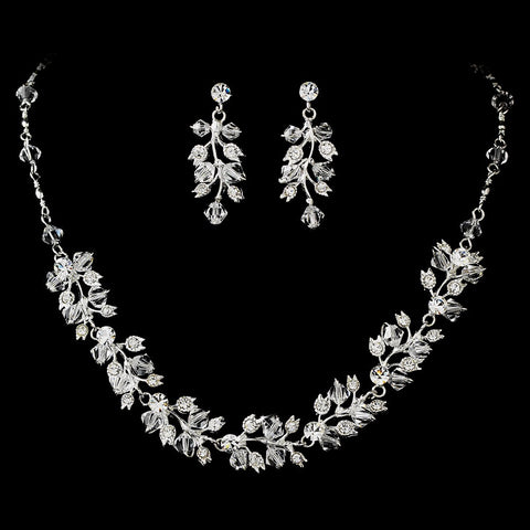 * Couture Bridal Wedding Necklace & Earring NE 663