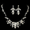 Beautiful Bridal Wedding Necklace Earring Set NE 7204