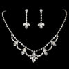 Swarovski Crystal Bridal Wedding Jewelry Set NE 7212