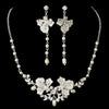 Bridal Wedding Necklace Earring Freshwater Pearl Bridal Wedding Jewelry Set NE 7803