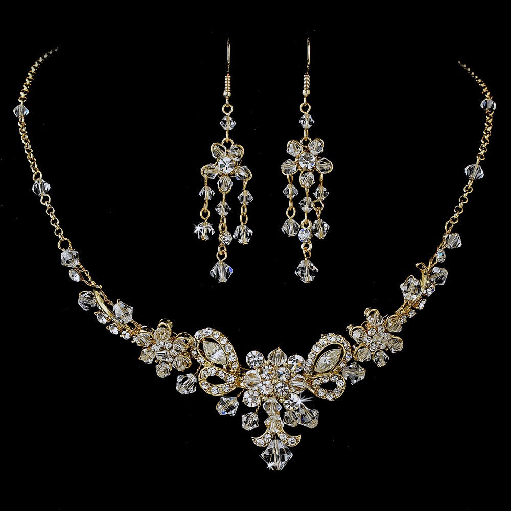 Swarovski wedding necklace online set