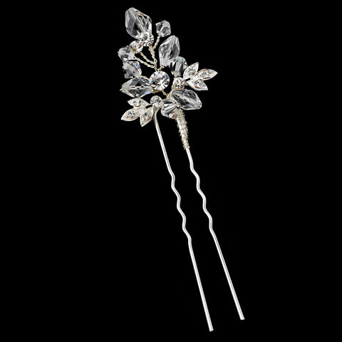 Elegant Crystal & Rhinestone Bridal Wedding Hair Pin 61