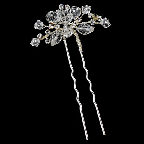 Swarovski Crystal Bridal Wedding Hair Pin 83