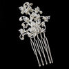 Charming Silver Clear Crystal & Rhinestone Bridal Wedding Hair Pin 904