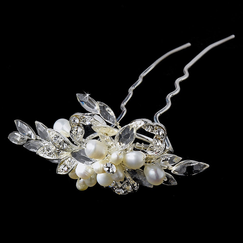 Freshwater Pearl Bridal Wedding Hair Pin 92