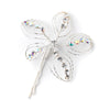 Silver with Clear Stones Floral Bridal Wedding Hair Accents Bridal Wedding Hair Pin 513