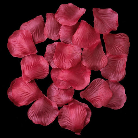 100 Fuchsia Artificial Bridal Wedding & Formal Silk Rose Petals