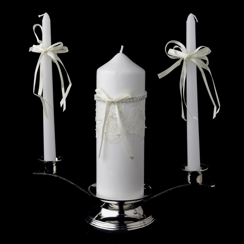 Lace Unity Candle Set 800