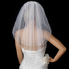 Bridal Wedding Child's Double Layer Flower girl Bridal Wedding Veil 010 w/ Scattered Pearls & Sequins
