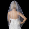 Bridal Wedding Single Layer Fingertip Edge Bridal Wedding Veil 114 1F