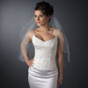 Bridal Wedding Single Layer Elbow Length Scalloped Bridal Wedding Veil 124 1E