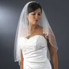 Beaded crystal Bridal Wedding Veils (V 130F)