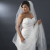 2 Tier Elbow and Cathedral Length Beaded Bridal Wedding Veil (V 150)