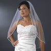 Bridal Wedding Single Layer Elbow Length Bridal Wedding Veil 1527