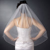 Bridal Wedding Double Layer Fingertip Length Bridal Wedding Veil 1546 F
