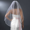 Bridal Wedding Single Layer Fingertip Length Bridal Wedding Veil 1554 1F