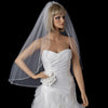 Bridal Wedding Single Layer Fingertip Length Bridal Wedding Veil 1554 1F