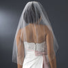 Bridal Wedding Veil with Swarovski AB Crystal Edge 350