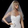 Bridal Wedding Veil with Swarovski AB Crystal Edge 350