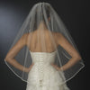 Bridal Wedding Single Layer Fingertip Length Bridal Wedding Veil 4742 1F