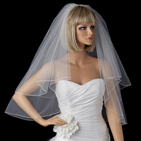 Bridal Wedding Pencil Edge Bridal Wedding Veil VP