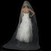 Bridal Wedding Satin Ribbon Edge Bridal Wedding Veil VS 1/8