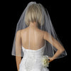 *Bridal Wedding Shimmer Pencil Edge Bridal Wedding Veil VSH P