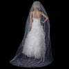 *Bridal Wedding Shimmer Rattail Satin Corded Edge Bridal Wedding Veil VSH R
