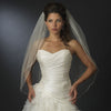*Bridal Wedding Shimmer Rattail Satin Corded Edge Bridal Wedding Veil VSH R