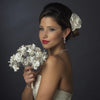 Ivory and White Pearl Bridal Wedding Bouquet 401
