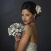 Ivory and White Pearl Bridal Wedding Bouquet 402