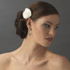 * Petite Ranunculus Flower Bridal Wedding Hair Clip 406