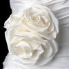 Ivory X Large Garden Rose Cluster on Alligator Bridal Wedding Hair Clip 419