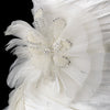 * Ivory Bridal Wedding Hair Clip Fascinator 471