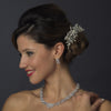 Rhinestone & Pearl Vintage Bridal Wedding Hair Comb 599