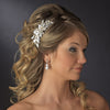Rhinestone & Pearl Vintage Bridal Wedding Hair Comb 599