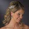 Wonderful Silver Clear Crystal Bridal Wedding Hair Comb 9843