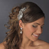 Vintage Bridal Wedding Hair Comb 9981 Antique Silver