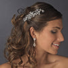 Vintage Bridal Wedding Antique Silver Wedding Bridal Wedding Hair Comb 9982