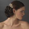 Swarovski Crystal Bridal Wedding Hair Comb 001 Silver