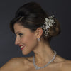 Rhinestone & Pearl Vine Bridal Wedding Hair Comb 587